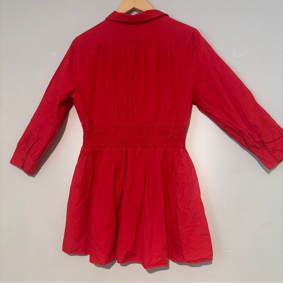 Zara Scarlet Mini Dress 100% cotton - Picture 6 of 16